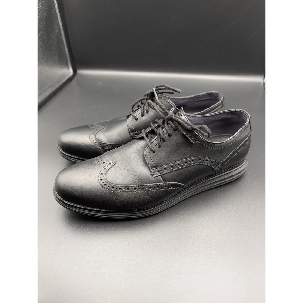 Cole Haan Men's Original Grand Classic‎ Wingtip Oxford Black C27984 Size 11.5